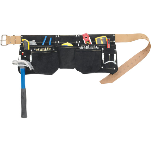 Ceintures &agrave; outils pour apprenti menuisier, Cuir, Noir Planification Entrepots Molloy
