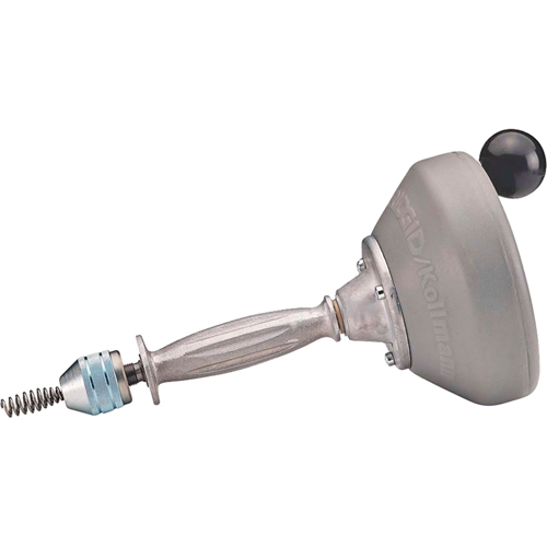 Hand Spinner with C-1IC Auger Cable #K-25-BP, Manual, Bulb, 25' Cable Length, 5/16" Cable Diameter Planification Entrepots Molloy