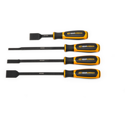 Jeu de 4 grattoirs larges &agrave; double mat&eacute;riau Planification Entrepots Molloy