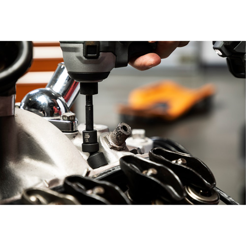 Jeu de 12 douilles m&eacute;triques flexibles universelles &agrave; chocs 1/4" &agrave; 6 pans Planification Entrepots Molloy