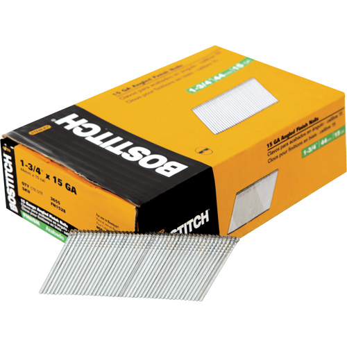 Clous de finition &agrave; angle de calibre 15 Planification Entrepots Molloy