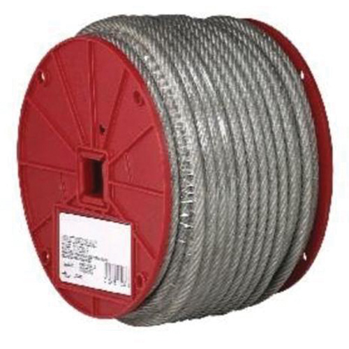 C&acirc;ble m&eacute;tallique, 250' (76,2 m) x 3/32", 184 lb (0,092 tonne), Rev&ecirc;tement de vinyle Planification Entrepots Molloy