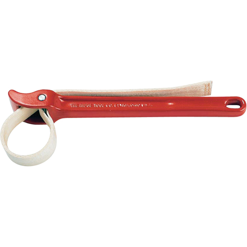 Strap Wrench #2P, 2" (50.8 mm) Pipe Capacity, 1-1/8" Strap Width, 30" Strap Length Planification Entrepots Molloy