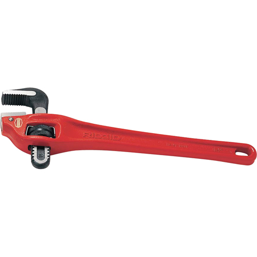 Heavy-Duty Offset Pipe Wrench #14, 2" Jaw Capacity, 14" Long, Powder Coated Finish Planification Entrepots Molloy