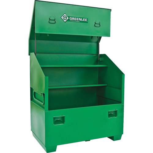 Coffre de chantier, 36" la x 30" p x 48" h, Vert Planification Entrepots Molloy