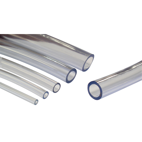 Tube, Air/Eau, 0,375" DE x 100" lo, PVC, Transparent, 55 psi @ 20°C Planification Entrepots Molloy