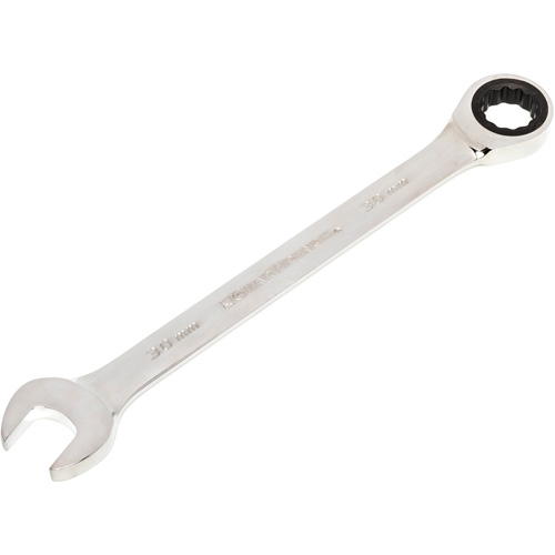 72-Tooth Ratcheting Combination Wrench, 12 Point, 30 mm, Chrome/Polished Finish Planification Entrepots Molloy
