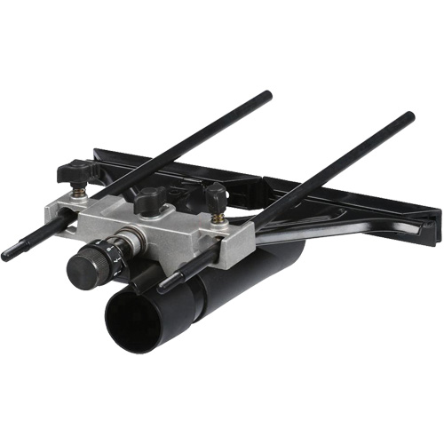 Guide de coupe pour toupie avec connexion pour aspirateur de poussi&egrave;res Planification Entrepots Molloy