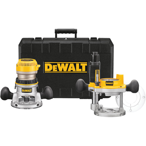 EVS Fixed Base & Plunge Router Combo Kit Planification Entrepots Molloy