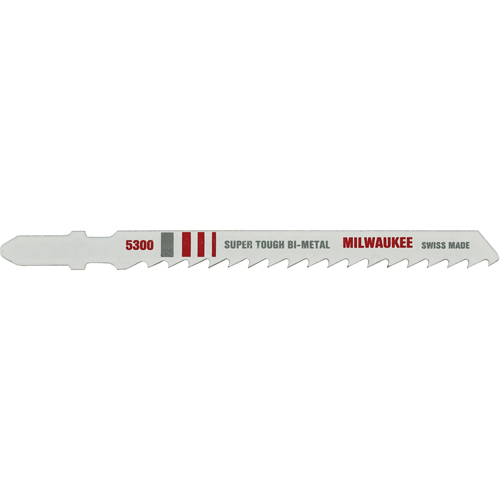 Lame de scie sauteuse, Bim&eacute;tal, Tige en T, 4" lo, 6 dents par pouce Planification Entrepots Molloy