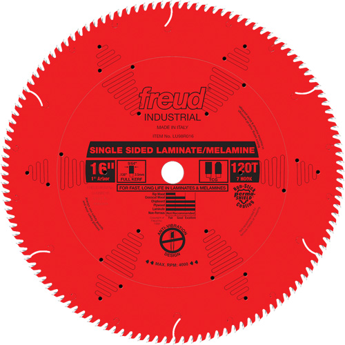TCS Industrial Saw Blade - Chipboard, 16", 128 Teeth, Laminate Use Planification Entrepots Molloy