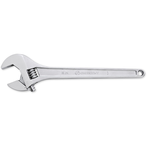 Cl&eacute; &agrave; manche conique r&eacute;glable — emball&eacute; sur carte, 15" lo, la max. 1-11/16"/43 mm, Chrome/Poli Planification Entrepots Molloy