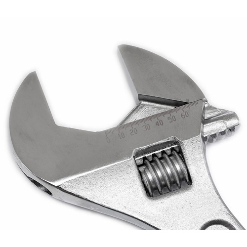 Cl&eacute; &agrave; manche conique r&eacute;glable — emball&eacute; sur carte, 24" lo, la max. 2-7/16"/62 mm, Chrome/Poli Planification Entrepots Molloy
