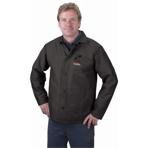 Veste ignifug&eacute;e, Coton, 4T-Grand, Noir Planification Entrepots Molloy