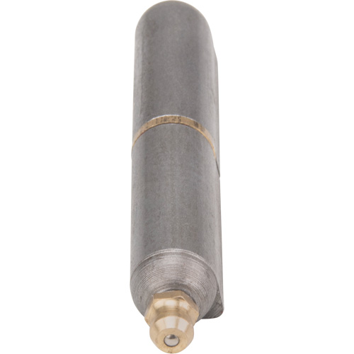Weld-On Hinge, 0.512" Dia. x 3.15" L, Mild Steel w/Fixed Steel Pin Planification Entrepots Molloy