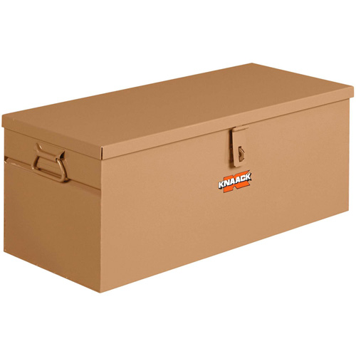 Hand Held Tool Box, 28" x 12" x 12", Steel, Tan Planification Entrepots Molloy