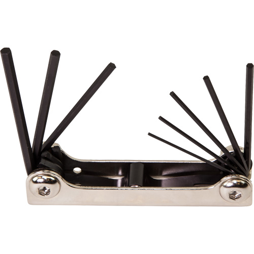 Folding Hex Key Set, 8 Pcs., Imperial Planification Entrepots Molloy
