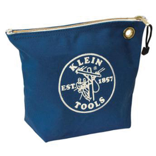 Pochette &agrave; outils &agrave; fermeture &eacute;clair, Toile, 1 pochettes, Bleu Planification Entrepots Molloy