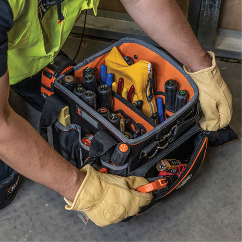 Fourretout Tradesman Pro, Nylon balistique, 40 pochettes, Noir/Orange Planification Entrepots Molloy