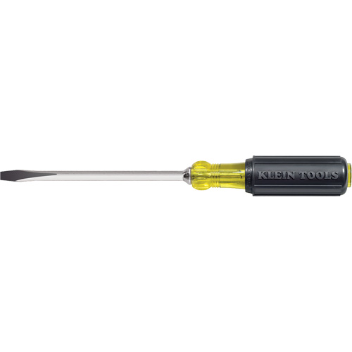 Heavy-Duty Slot Keystone Screwdriver, 5/16", 10-15/16" L, Cushion Grip Handle Planification Entrepots Molloy