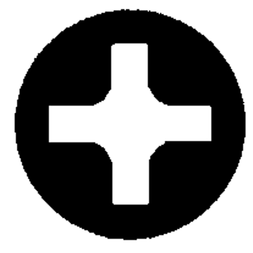 Tournevis court Phillips, #2, 3-7/16" l, Prise Coussin&eacute;e Planification Entrepots Molloy