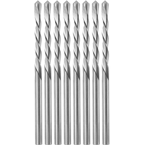 8-Piece Guidepoint Spiral Saw Bit with 1/8" Diameter, 1/8", 3/4" Flute Planification Entrepots Molloy