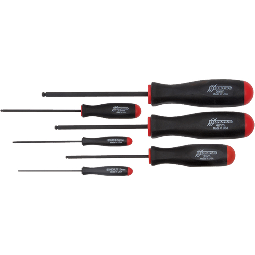 Jeux de tournevis ball driver - M&eacute;trique, 6 mcx Planification Entrepots Molloy