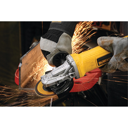 Paddle Switch Small Angle Grinder, 4-1/2", 120 V, 9 A, 12000 RPM Planification Entrepots Molloy