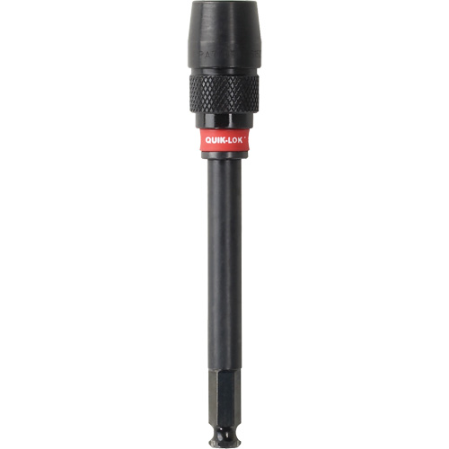 Rallonge de foret &agrave; percussion Quik-Lok, Diam&egrave;tre max. de 7/16", Longeur de 5-1/2", Tige 7/16" Planification Entrepots Molloy