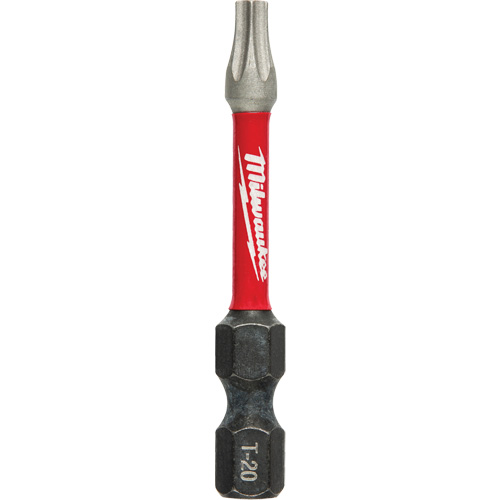 Tr&eacute;pan &agrave; choc Shockwave, Torx, Embout T-20, Prise 1/4", Longueur 2" Planification Entrepots Molloy