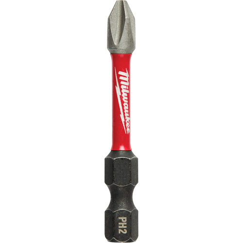 Tr&eacute;pan &agrave; choc Shockwave, Phillips, Embout #2, Prise 1/4", Longueur 2" Planification Entrepots Molloy
