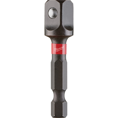 Shockwave Impact Driver Socket Adapter, 1/4" Drive Size, 3/8" Male Size, Ball, 1-7/8" L Planification Entrepots Molloy
