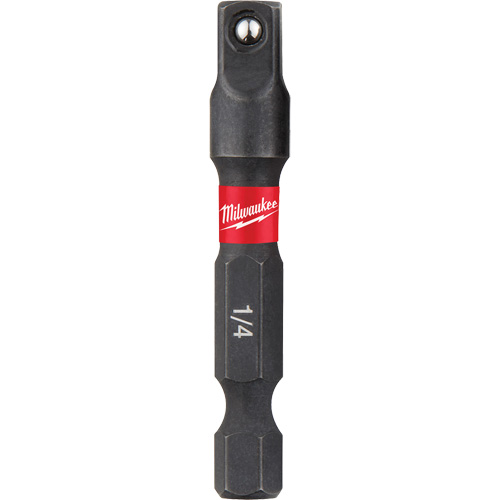 Shockwave Impact Driver Socket Adapters, 1/4" Drive Size, 1/4" Male Size, Ball, 1-7/8" L Planification Entrepots Molloy