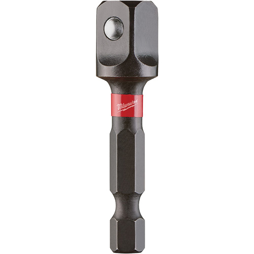 Shockwave Impact Driver Socket Adapters, 1/4" Drive Size, 3/8" Male Size, Ball, 1-7/8" L Planification Entrepots Molloy