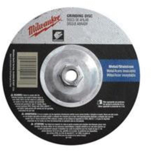 Meule, 9" x 1/4", Arbre 5/8"-11, Oxyde d'aluminium, Type 27 Planification Entrepots Molloy