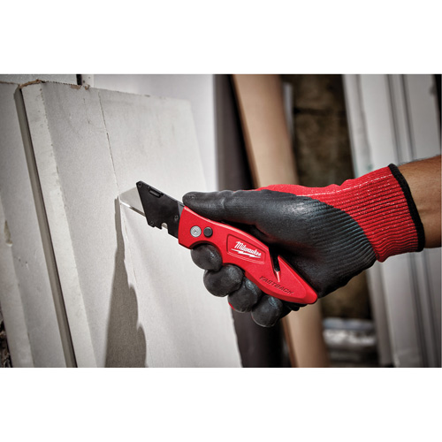 Couteau utilitaire rabattable Fastback, 2" lame, lame en Acier au carbone, poign&eacute;e en M&eacute;tal Planification Entrepots Molloy