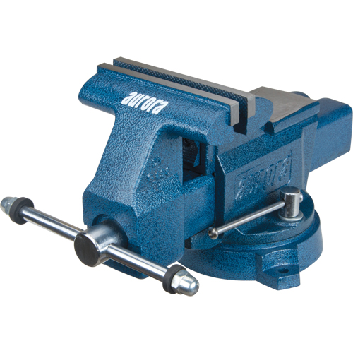 Utility Workshop Vise, 6" Jaw Width, 3-4/10" Throat Depth Planification Entrepots Molloy