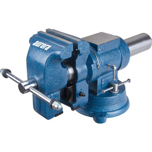 Multi-Purpose Bench Vise, 5" Jaw Width, 3-1/10" Throat Depth Planification Entrepots Molloy