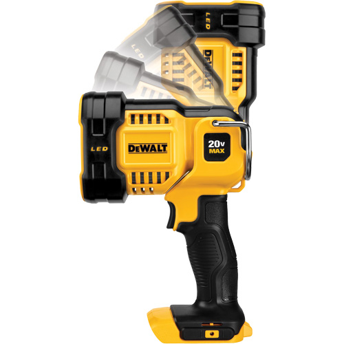 Max Cordless Jobsite Spotlight, LED, 1000 Lumens, Rechargeable Batteries Planification Entrepots Molloy