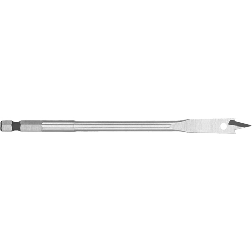 Spade Drill Bit, 5/8" Diameter, 5/8" Shank, 6" Length Planification Entrepots Molloy