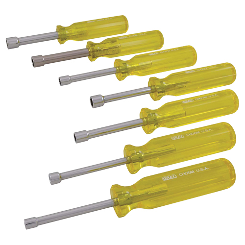 Nut Driver Set, 7, Non Magnetic, Metric Planification Entrepots Molloy