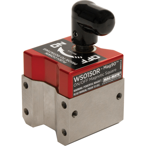 &eacute;querres magn&eacute;tiques Mag90 avec interrupteur, 1-1/2" lo x 1-1/2" la x 2-3/4" h, 150 lb Planification Entrepots Molloy