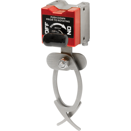 Crochets de suspension avec interrupteur, Longueur de 5-3/4", Diam&egrave;tre de 1-3/4", Capacit&eacute; de 35 lb Planification Entrepots Molloy
