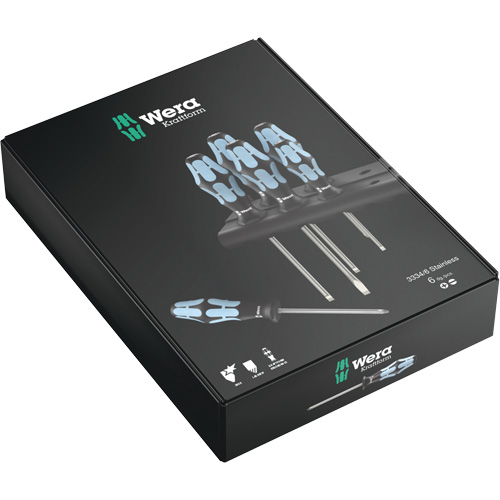Jeu de tournevis 3334/6, 6 mcx Planification Entrepots Molloy