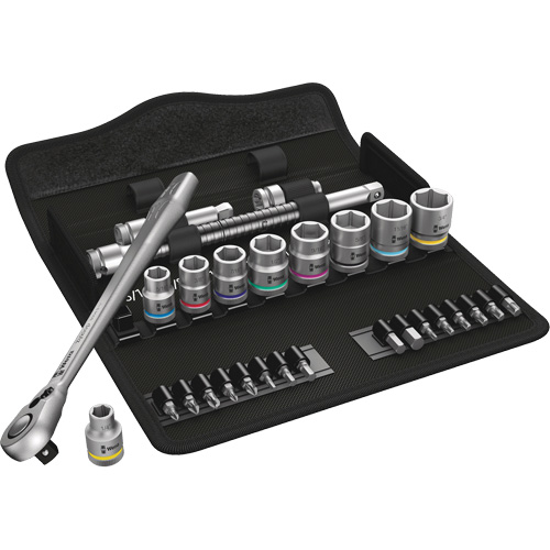 Zyklop Imperial Metal Ratchet with Switch Lever Set, 29 Pcs, 3/8" Drive Size Planification Entrepots Molloy