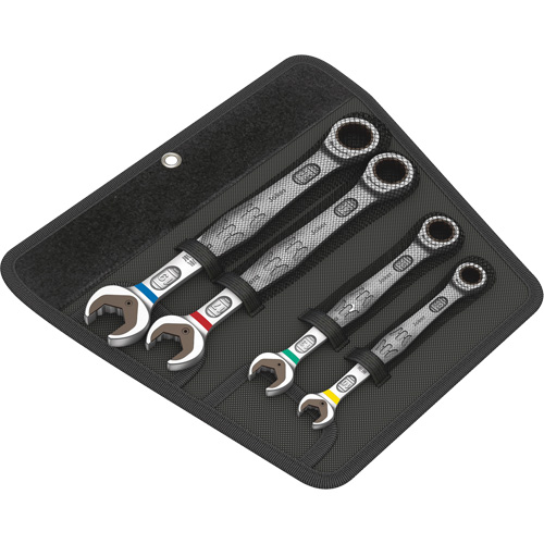 Joker Wrench Set, Combination, 4 Pieces, Metric Planification Entrepots Molloy