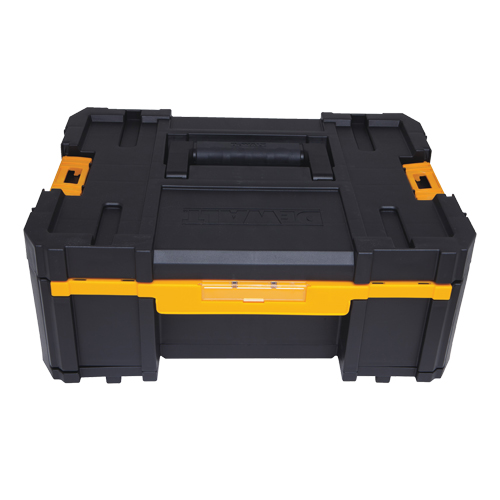 TSTAK&reg; III Tool Box with Single Deep Drawer, 16-3/4" x 12-1/4" x 6-7/8", Black Planification Entrepots Molloy