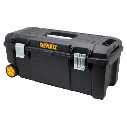 Tool Box on Wheels, 12-1/2" W x 28-1/2" D x 12" H, Black Planification Entrepots Molloy