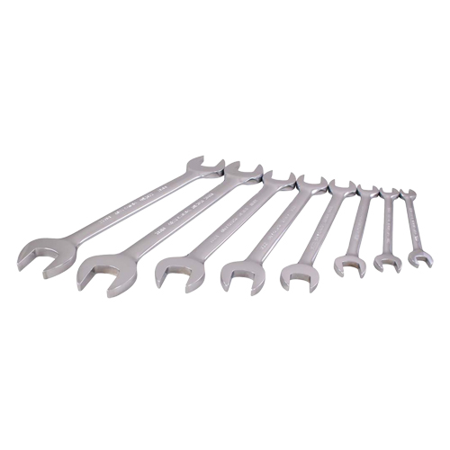 Wrench Set, Open-Ended, 8 Pieces, Metric Planification Entrepots Molloy