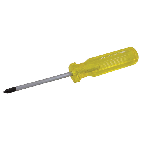 Tournevis Phillips, #0, 5-5/16" l, Prise Plastique Planification Entrepots Molloy